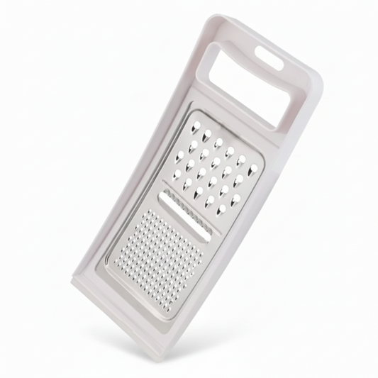 Stainless Steel Flat Grater — 3-Way Multi-Function Cheese & Vegetable Grater