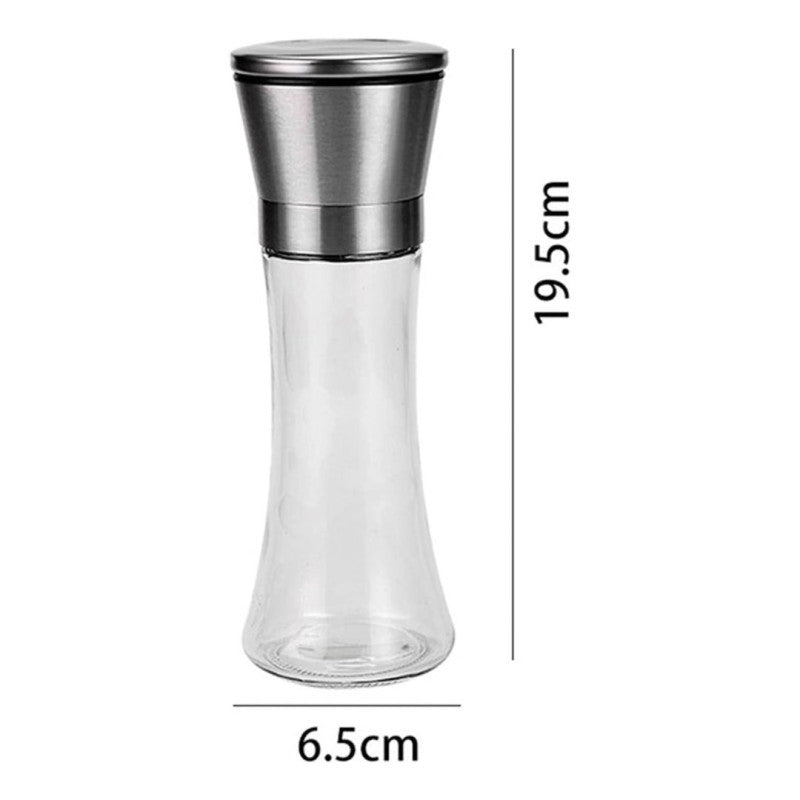 Glass Ceramic Salt Pepper Mill Grinder Salt and Pepper Crusher