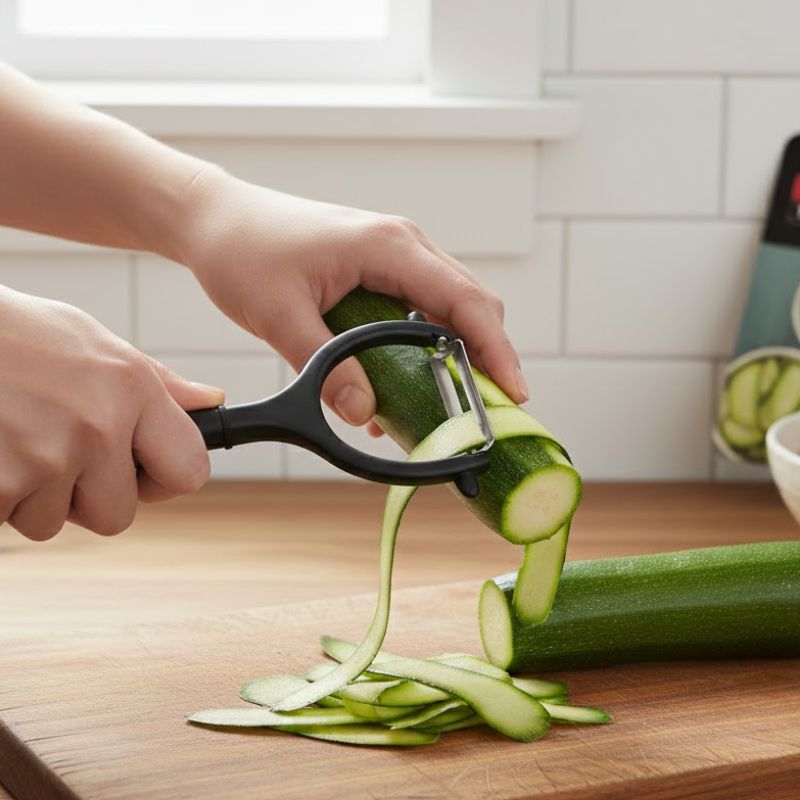 Stainless Steel Vegetable Peeler & Slicer Durable Kitchen Tool