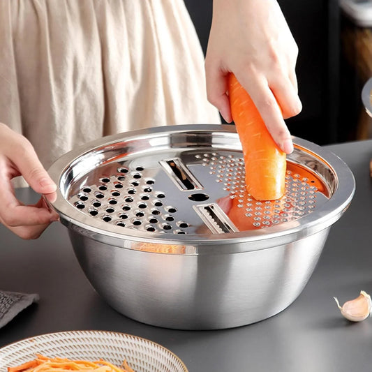 Colander with Grater Multi Function Kitchen Strainer