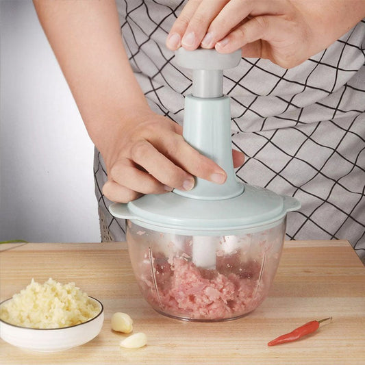 Manual Food Chopper Hand-Press 1.5 Liter